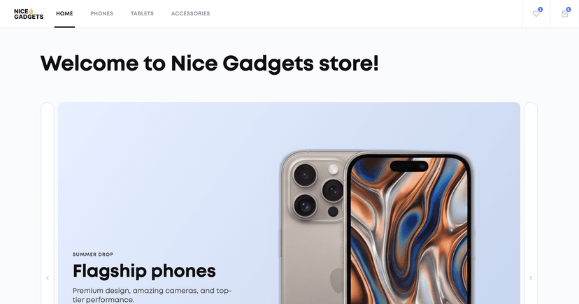 Phone Catalog - Mate Academy Course Project